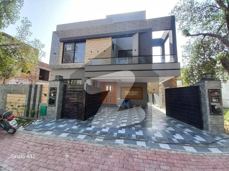 10 Marla Brand New Beautiful House For Sale In Sector C Overseas B Block Bahria Town Lahore