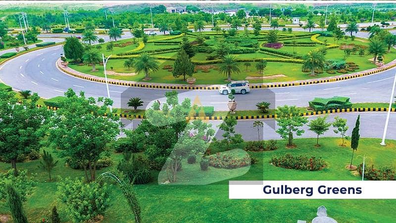1 Kanal semi developed plot for sale in Gulberg Residencia block A executive