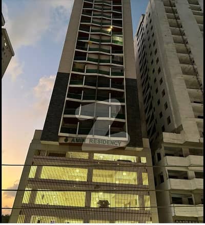 *Main Shaheed-e-Millat Road, Brand New High Rise Building Amin Residency 
-