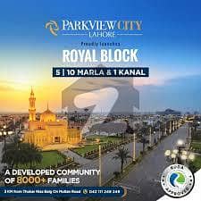 10 Marla File Plot For Sell In Park View City Royal Avenue
