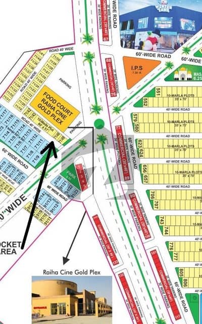 2 marla commercial plot for sale in sector d bahria town lahore