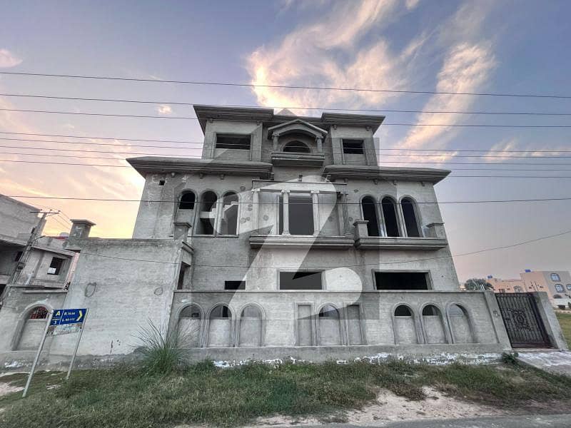 Tariq Gardens 10 Marla Double Story Grey Structure Corner House for Sale