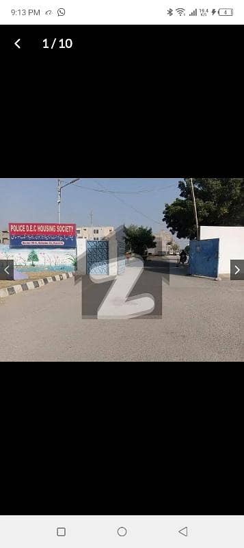 پولیس سوسائٹی کراچی میں 10 مرلہ رہائشی پلاٹ 1.8 کروڑ میں برائے فروخت۔