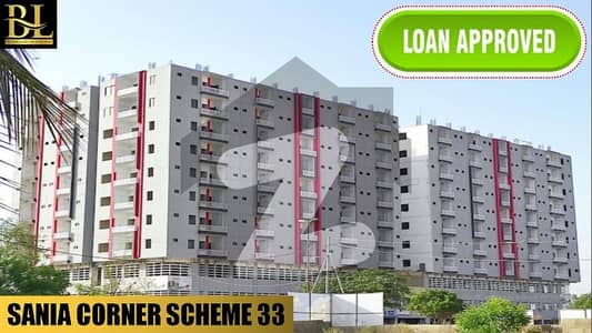 Corner Flat - Bank Loan Applicable Brand New 2 Bedroom Drawing And Dining Room Apartments Sania Corner Scheme 33