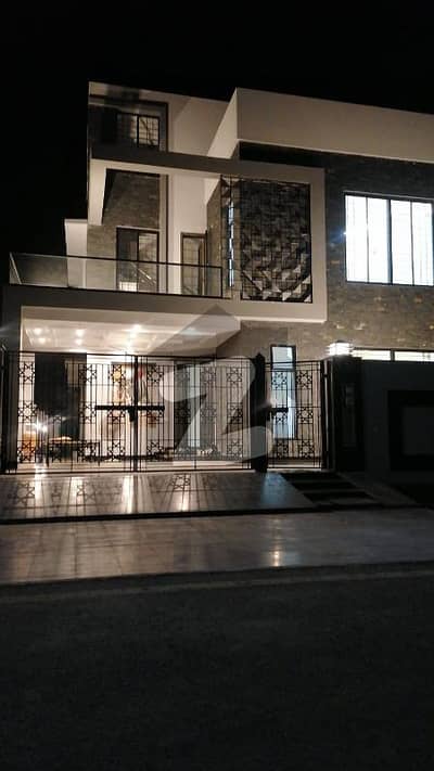100% Original Pictures. . 10 Marla Like Brand New 100ft Road Facing Kanal Luxury Modern Design Double Unit House For Sale In DHA Ph 7 | Near By Park. .