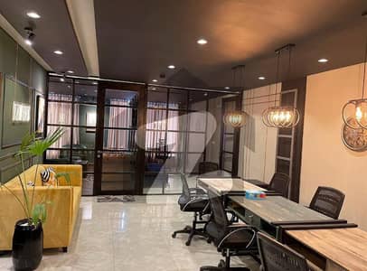 6 Marla 1st Floor Fully Furnished For Rent In DHA Phase 8 Commercial Broadway