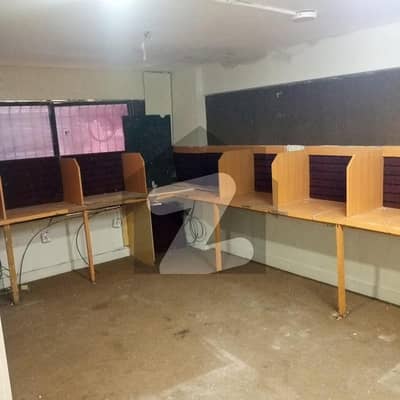 Semi furnished 700 sq feet approx office with chamber is available on rent.