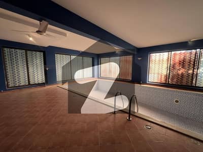 1000 Sq. Yads Triple Story House With Swimming Pool Is For Rent In E7 Islamabad