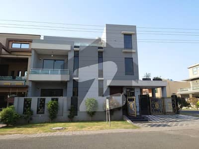 10 Marla Corner Double Story with Basement Modern House For Sale at Tariq Gardens Lahore