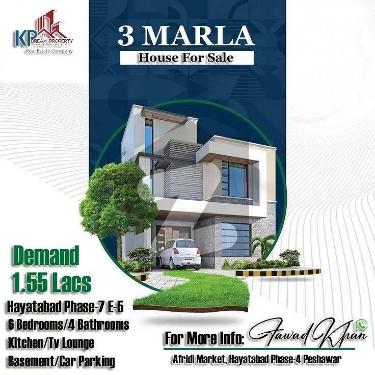 3 Marla House For Sale In Hayatabad Phase-7