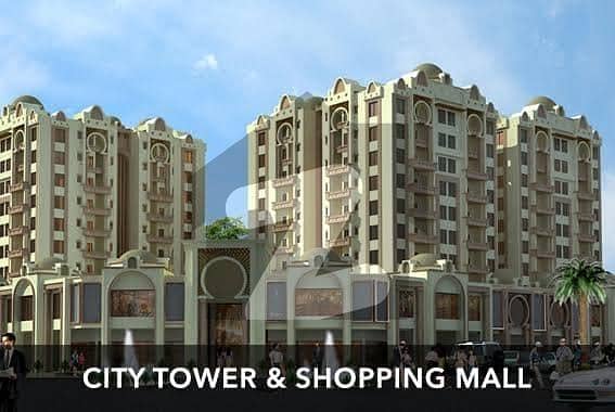 2 Bed Lounge City Tower And Shopping Mall 950 Square Feet Flat For Sale