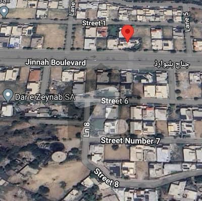 One Kanal Plot near Jinnah Boulevard at Investor Price