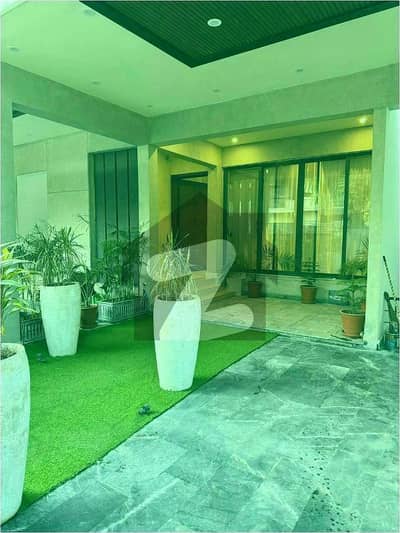 F6 500 Square Yard Brand New Fully Furnished Ground Portion 3 bed's with attached bathroom Drawing and dining TV lounge kitchen