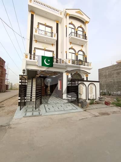 5 MARLA CORNER TRIPLE STOREY BRAND NEW WHITE HOUSE FOR SALE Al Rehman ...