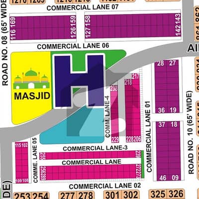 8 Marla commercial corner plot is available