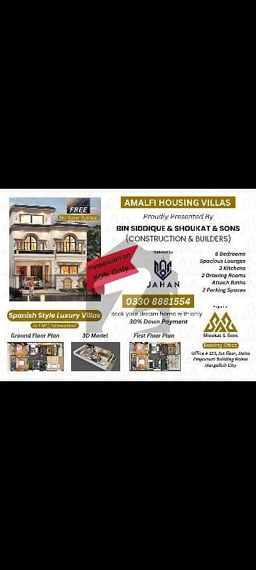 AMALFI luxury Houses For Sale in B-17 Islamabad