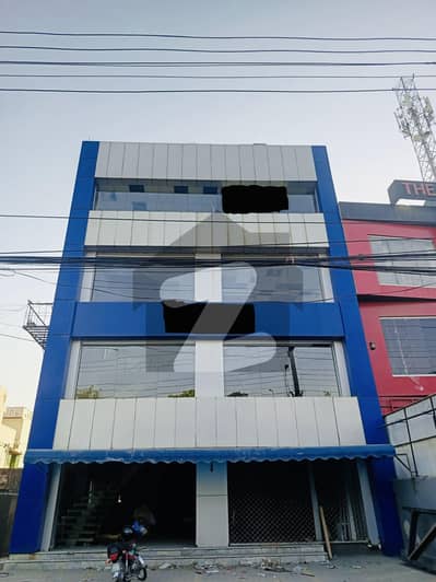 1 Kanal Life Time commercial Building With 4 Floors Available For rent In Johar Town