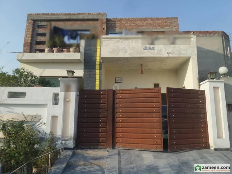 7. 5 Marla 4 Bed House For Sale - Ground Floor Complete Furnished Upper Portion Grey Structure