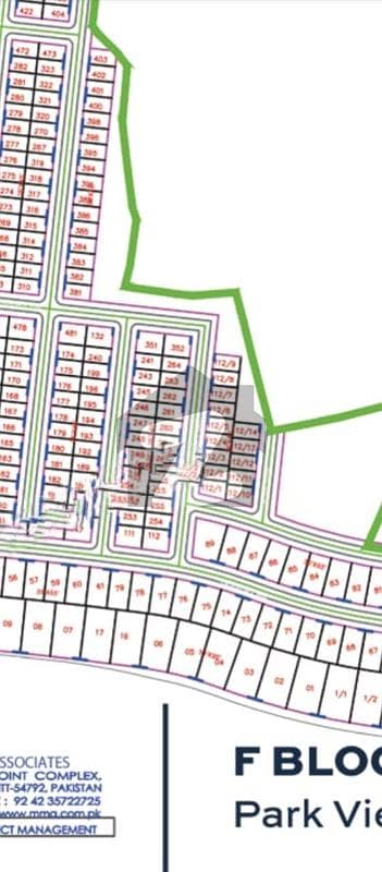 5 Marla Plot For Sale Near Park Series 100 To 120 Position And Map Charges Paid