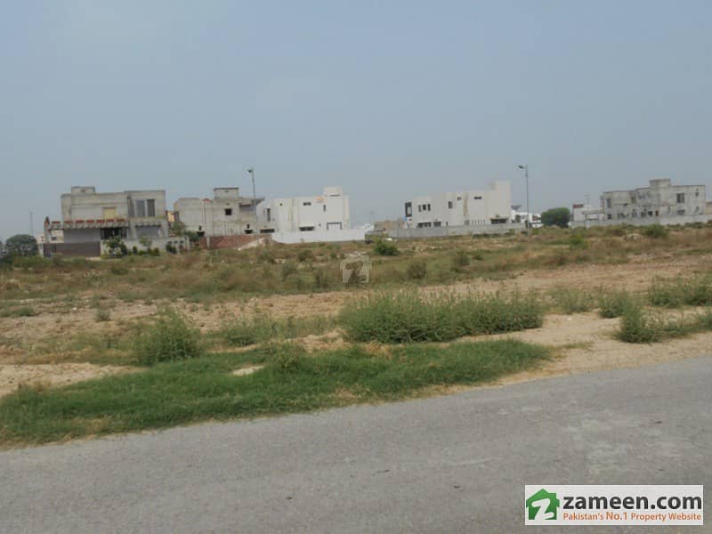 Defence Phase 7 - 1 Kanal S Block Beautiful Cutting Plot For Sale Surrounded Between Houses