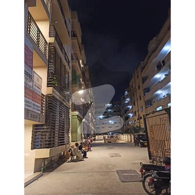 Kings Cottages, 3bedDD, 4th Floor WITH ROOF, 5 Rooms Luxurious 1450 Sq Ft Apartment, Providing All Utilities, , At Stunning Location Of Main University Road Gulistan E Johar Block 7
