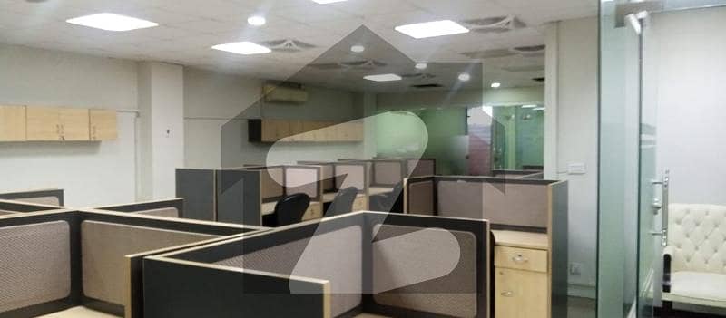 Jinnah Avenue Facing One Floor Office Is Available
