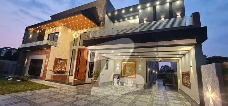 Facing Park 2 Kanal Brand New Ultra Modern Bungalow For Sale In Valencia Town Lahore 6 7 Bathroom Cinema Hall Swimming Pool