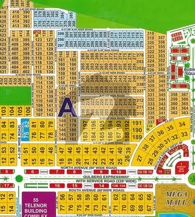 Gulberg Greens 5 Kanal Plot With Extra Land