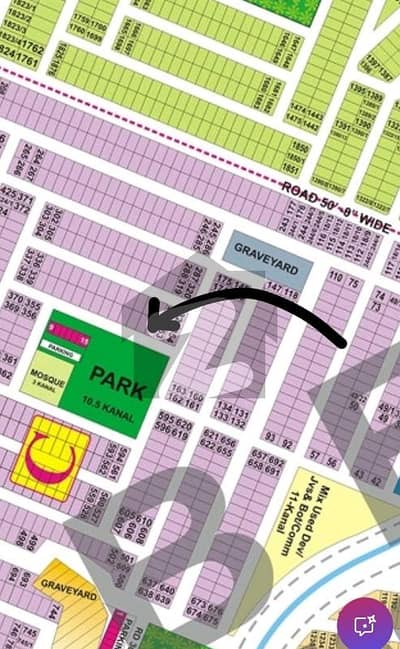 Plot In DHA 9 Town - Block _C, Facing Park Ideal Location