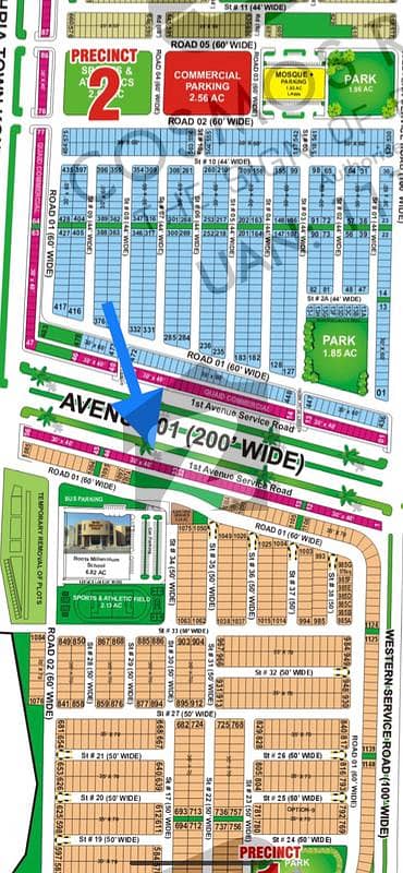 Plot For Sale Avenue 1 Quaid Commercial Precinct 1