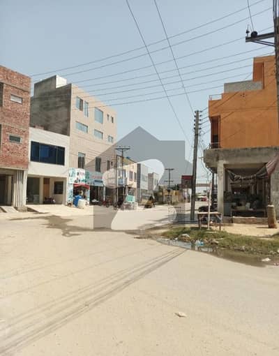 2 Marla Corner Commercial Plot 50 Ft Road