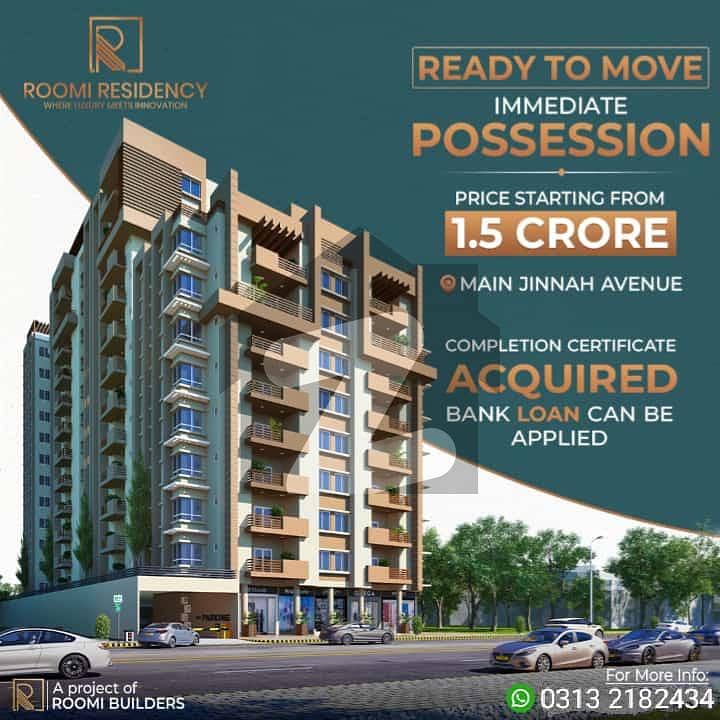 ROOMI RESIDENCY 2 & 3 BED APARTMENT NEAR NEW FALCON COMPLEX KHI (BANK LOAN AVAILABLE) ROOMI RESIDENCY 2 & 3 BED APARTMENT NEAR NEW FALCON COMPLEX KHI (BANK LOAN AVAILABLE)