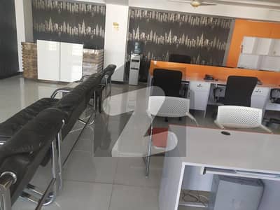 1500 Sqft Office Hall Available For Rent On PWD Main Road Strategically Located For Maximum Visibility And Convenience, Ideal For Growing Businesses Looking For A Prime Location Of Main PWD Road.