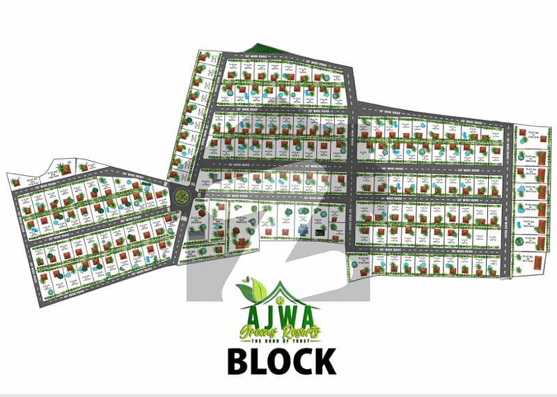 Prime Plot for Sale at Ajwa Gold In (Dua Green Farm Houses), Gadap Town Affordable Monthly Installments Prime Plot for Sale at Ajwa Gold In (Dua Green Farm Houses), Gadap Town Affordable Monthly Installments