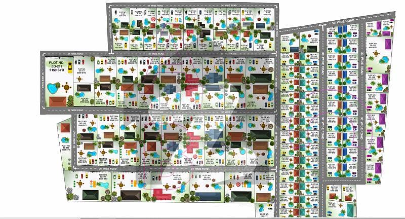 Exclusive 1000 Sq. Yard Plot for Sale at Safari Resort In (Dua Green Farm House), Gadap Town Monthly Installments Plan