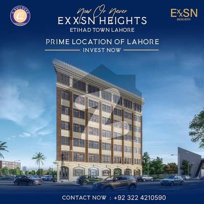 SHOP AVAILABLE ON 18 INSTALLMENTS, CORNER PLAZA AT MAIN RAIWIND ROAD, EXXSN HEIGHT ETIHAD TOWN PHASE1 LAHORE