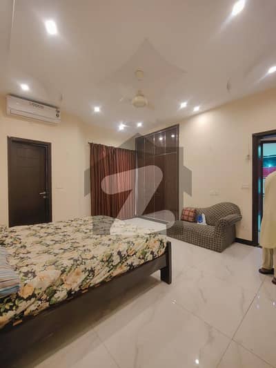 10 Marla Luxury Fully Furnished Lower Portion For Rent Short And Long Term In Bahria Town Lahore