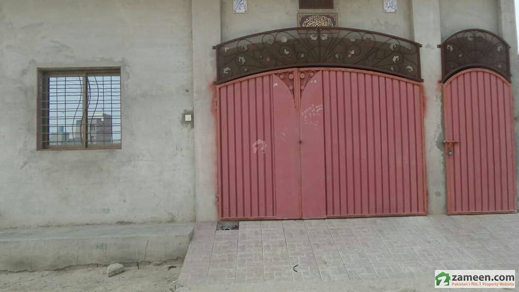 Single Story Beautiful Corner House For Sale At Ayub Park, Okara