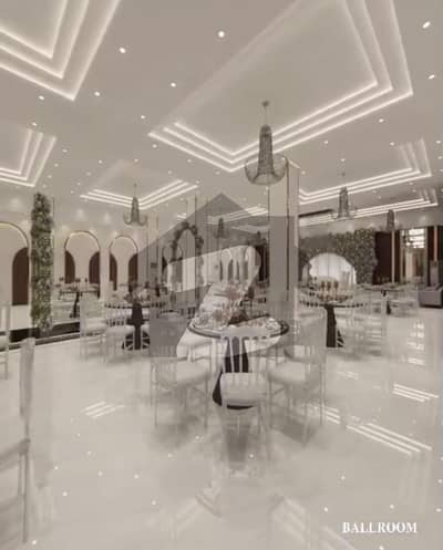 MODERN & LUXURIOUS BALLROOMS AVAILABLE ON BOOKING AT THE MOST PRIME LOCATION OF BLOCK J, NORTH NAZIMABAD