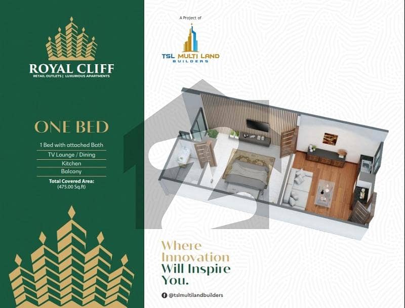 One bedroom apartment MPCHS Multi Gardens, B17, Islamabad ID51185511