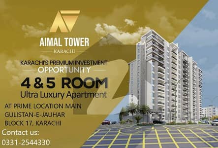 ULTRA LUXURY APARTMENT SALE AT GULISTAN-E-JOHAR BLOCK-17