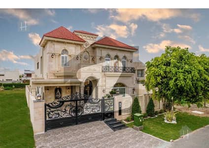 Spanish Design Full Basement 1 Kanal Brand New Lavish Palace For Sale In DHA Phase 6 Near To Park