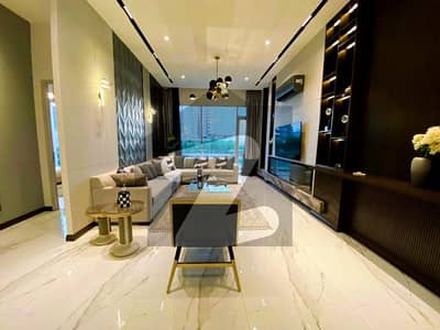 Elegant 2-Bedroom Semi-Furnished Apartment Available with Easy Installment Plan at Saima Waterfront Tower Pay Just 1% Monthly Payments!