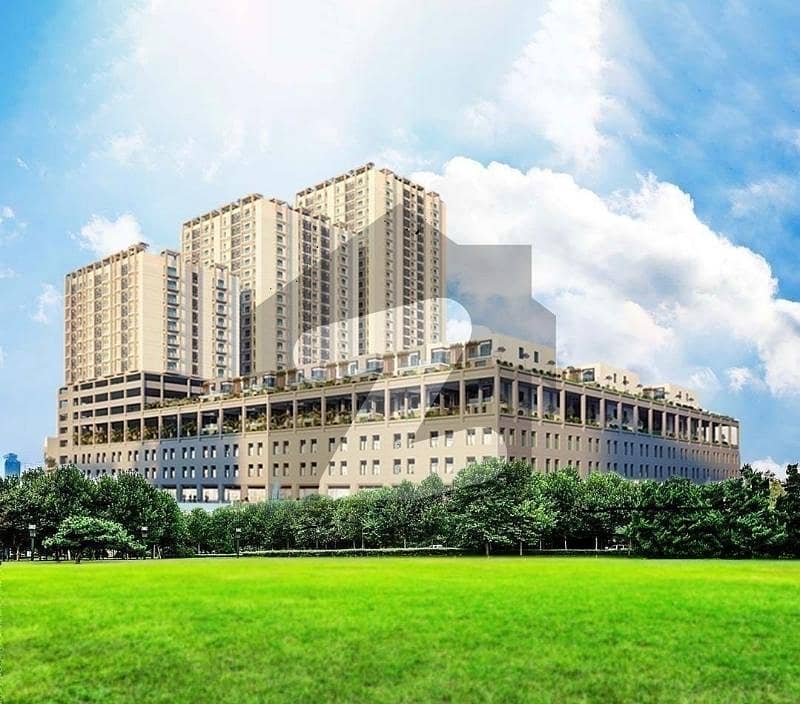 2 Bed Drawing + Lounge Corner West Open Flat Apartment in Bahria Town