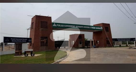 پنجاب گورنمنٹ سرونٹ ہاؤسنگ سکیم ساہیوال میں 5 مرلہ رہائشی پلاٹ 33.0 لاکھ میں برائے فروخت۔