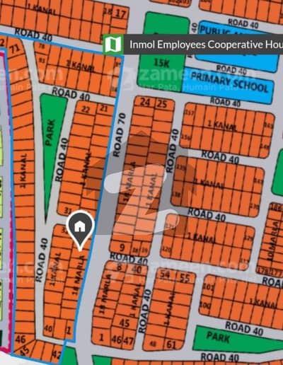 1 Kanal 8 A Residential Plot 70 FT Road For Sale In Inmool Society Near DHA 9 PRISM 1 Kanal 8 A Residential Plot 70 FT Road For Sale In Inmool Society Near DHA 9 PRISM