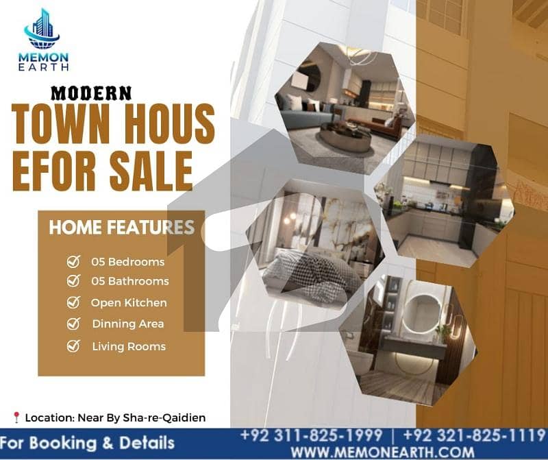 Modern Town House 05 Bad dd Available For Sale