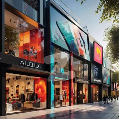Booked: Commercial Shops Showroom & Apartments in Naya Nazimabad with in boundary wall Project