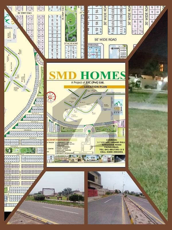 SMD HOMES invester Rate 5 Marla Plot For Sale . .