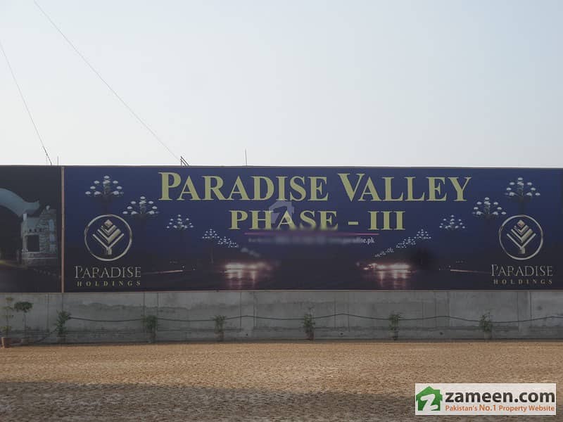 Plot Is Available For Sale On Paradise Valley Phase 3 Paradise Valley